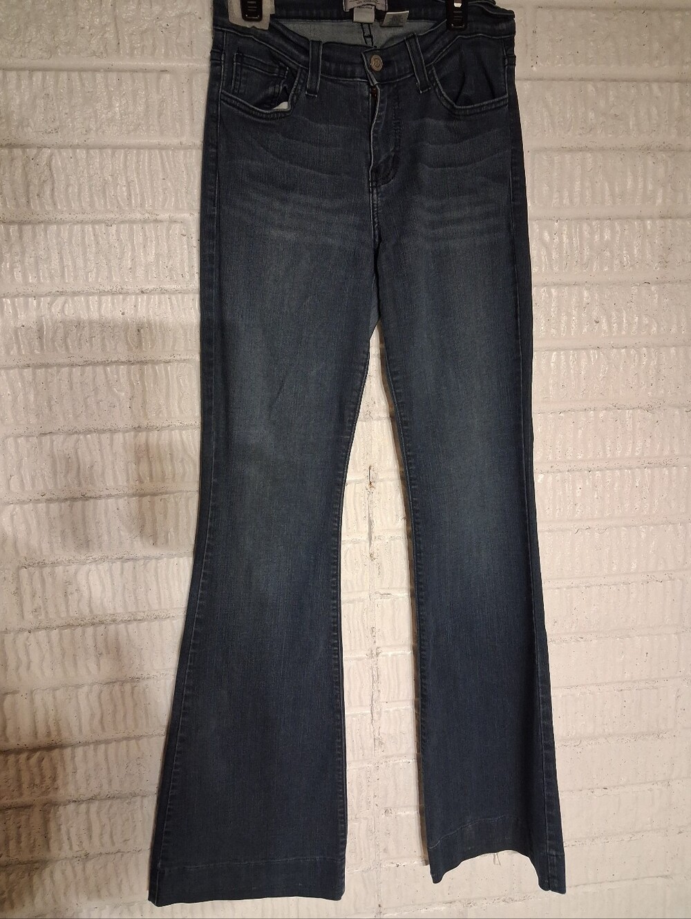 Judy Blue Jeans - Dark Blue Stretch Denim Flared Leg Size 7